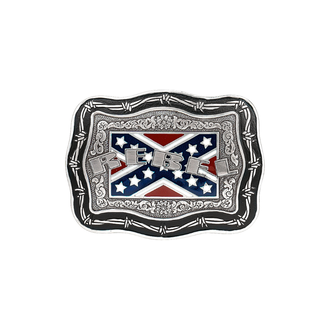 Crumrine Crumrine Rebel Flag Buckle
