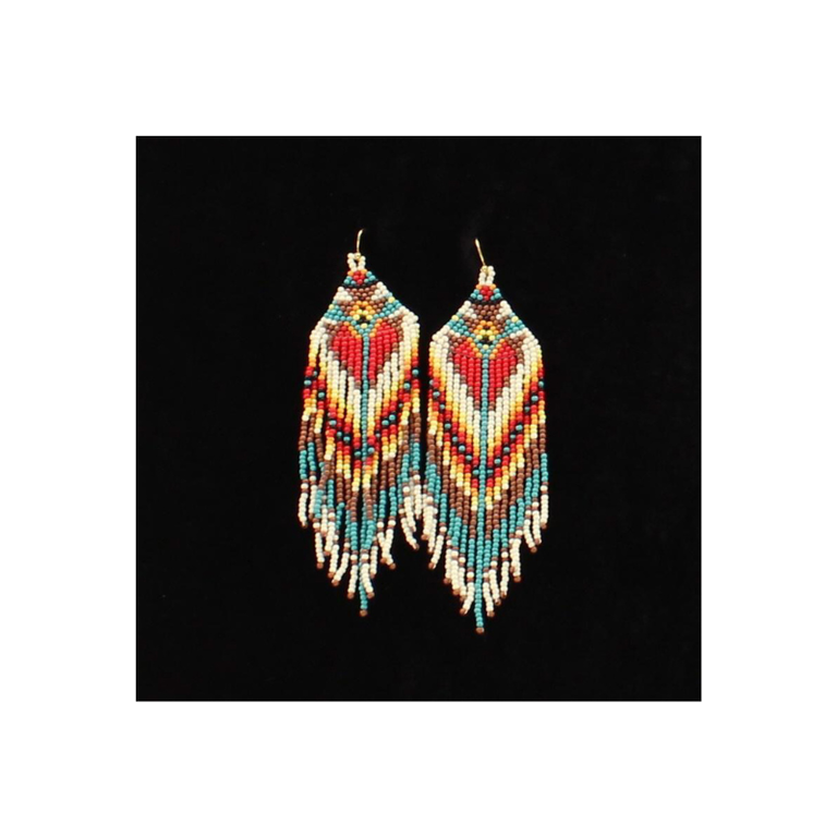 Silver Strike Silver Strike Tapered Beaded Earrings