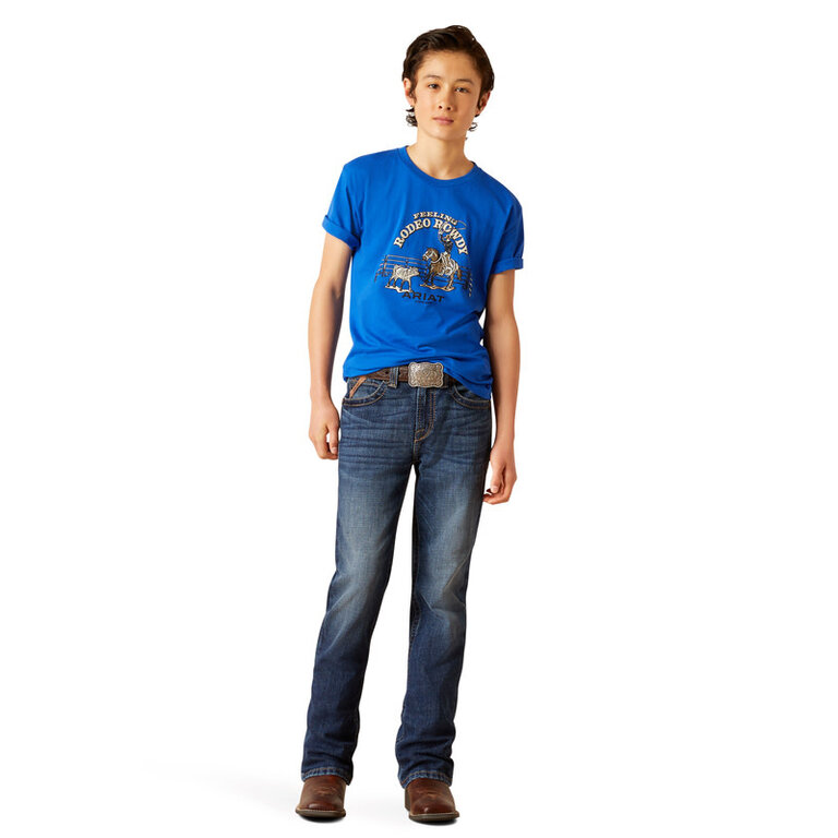 Ariat Ariat Rodeo Toys S/S Tshirt - Royal Blue