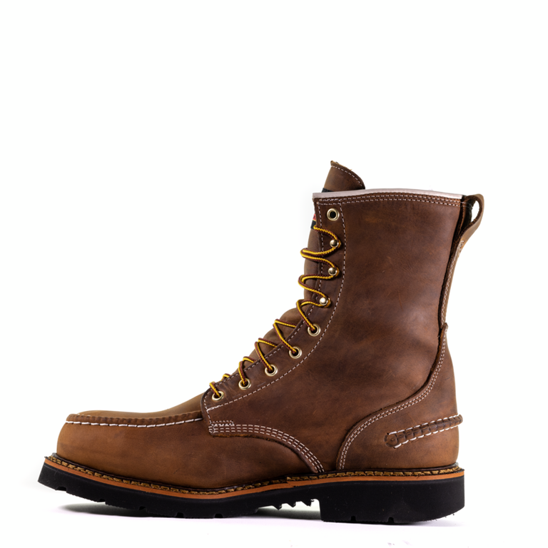 Thorogood Thorogood 8” Moc Toe Safety With Defined Heel Boot