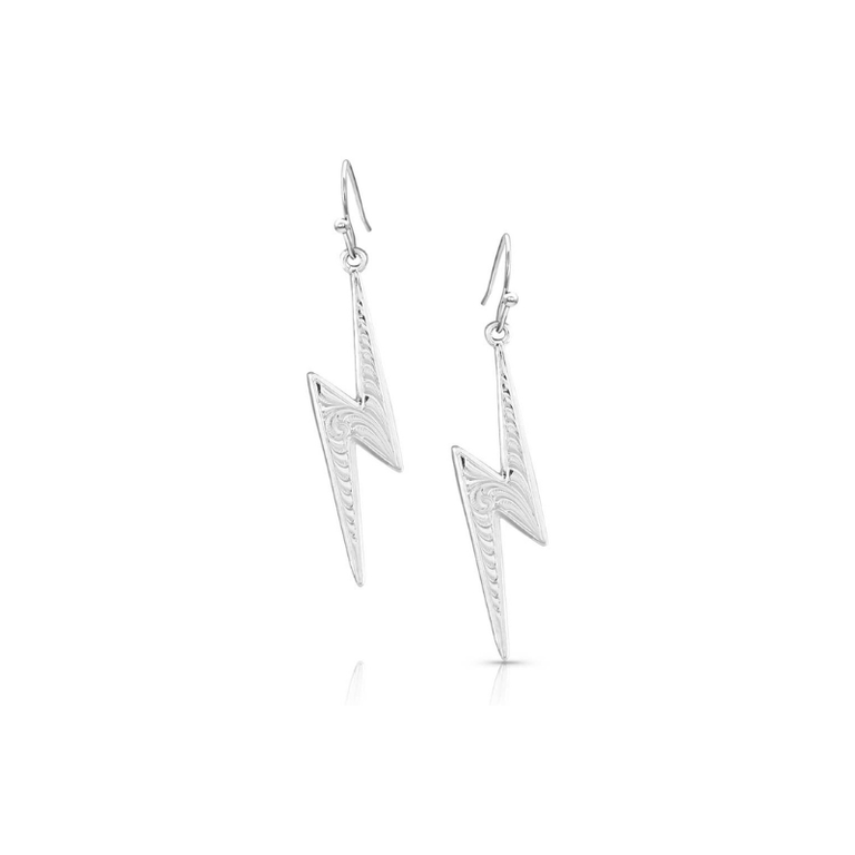 Montana Silversmiths Montana Silversmiths Silver Lightening Earrings