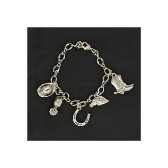 Blazin Roxx Blazin Roxx Charm Antique Bracelet