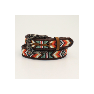 Nocona Nocona Brown Beaded Belt
