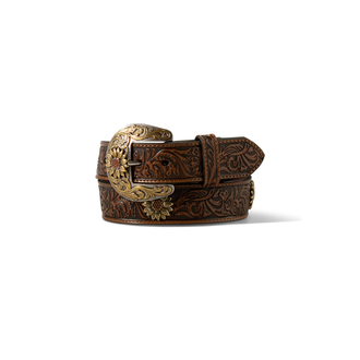 Ariat Ariat Tooled Sunflower Concho Belt