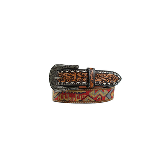 Angel Ranch Angel Ranch Tooled Aztec Belt