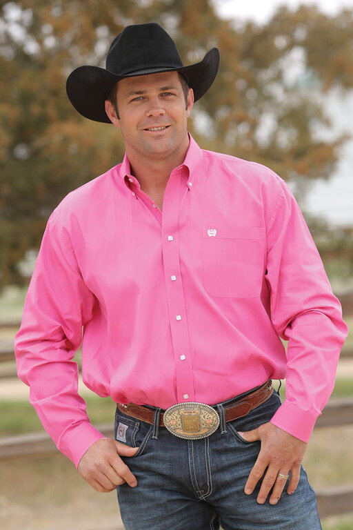 Cinch Cinch L/S Pink Shirt