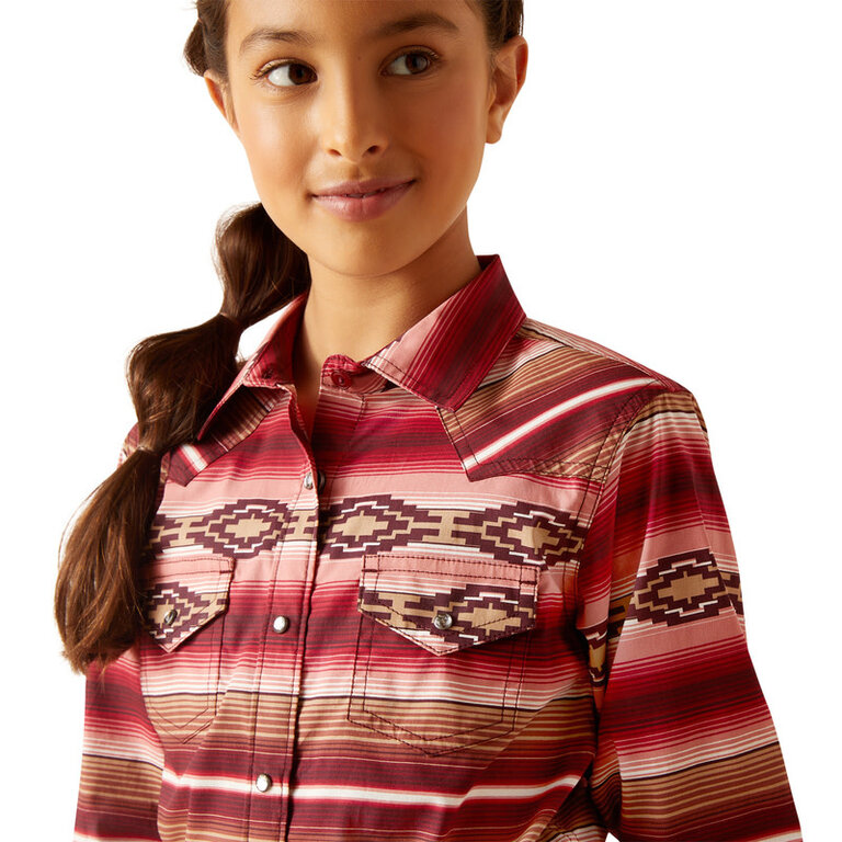 Ariat Ariat  L/S Snap Shirt - Blushing Serape Print