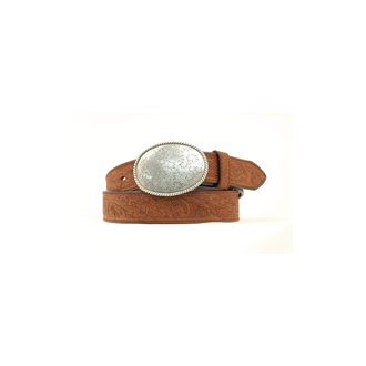 Nocona Nocona Embossed Oval Buckle Belt