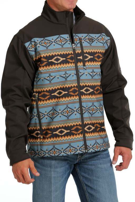 Cinch Cinch Bonded Jacket - Brown Aztec