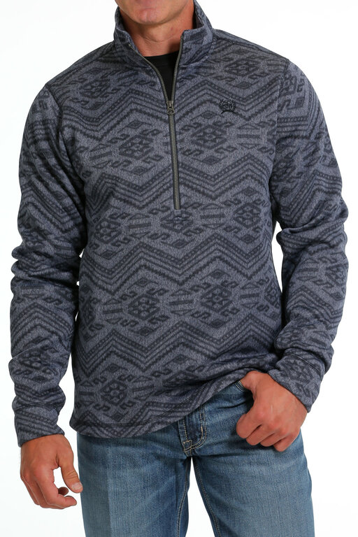 Cinch Cinch 1/2 Zip Pullover Sweater - Blue
