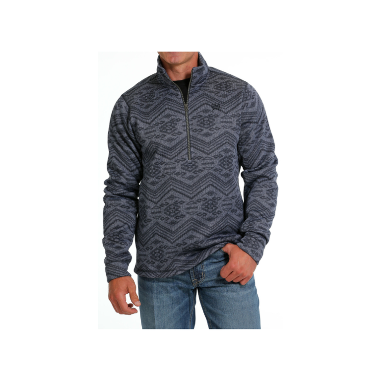 Cinch Cinch 1/2 Zip Pullover Sweater - Blue