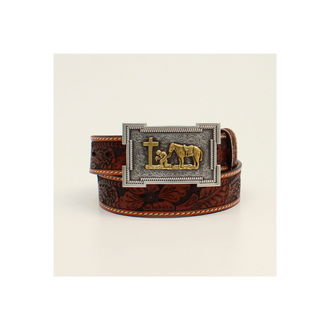 3D 3D Horse and Cross buckle belt