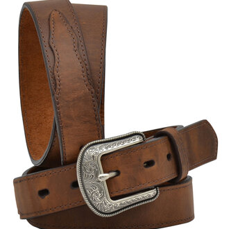 3D 3D Brown Leather Belt