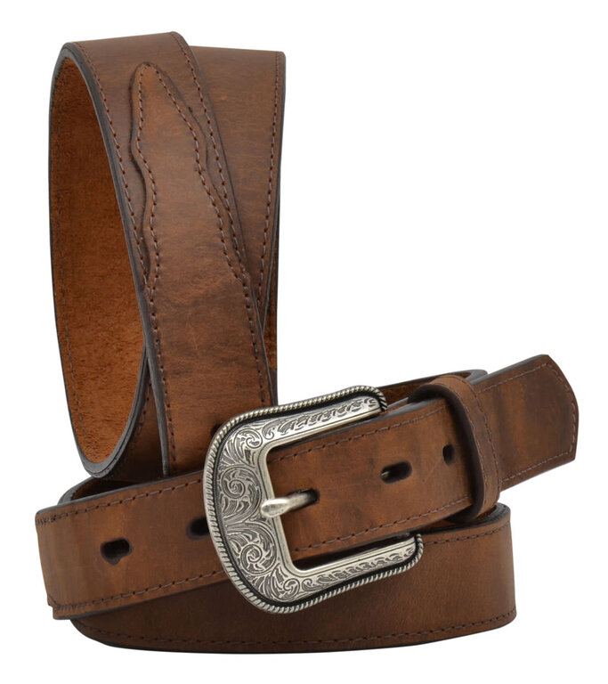 3D 3D Brown Leather Belt