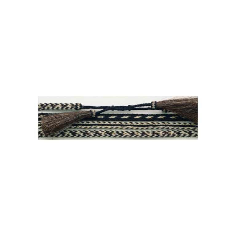 Twister Twister Braided Three Strand Horsehair Hat Band