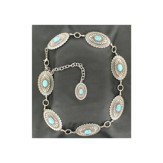 Ariat Ariat Turquoise Concho Chain Belt