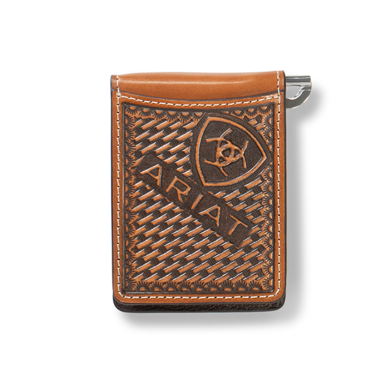Ariat Ariat Sunburst Basketweave Money Clip