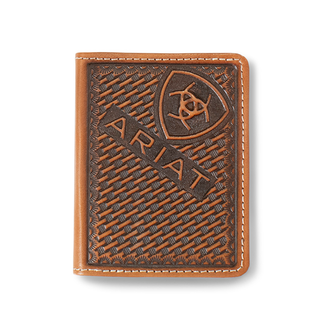 Ariat Ariat Sunburst Basketweave Bifold Wallet