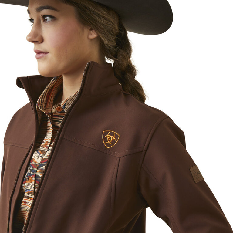 Ariat Ariat Team Logo Softshell Chimayo Jacket - Shaved Chocolate