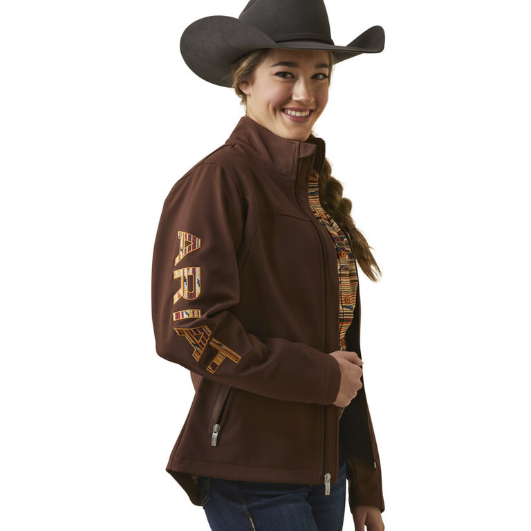 Ariat Ariat Team Logo Softshell Chimayo Jacket - Shaved Chocolate