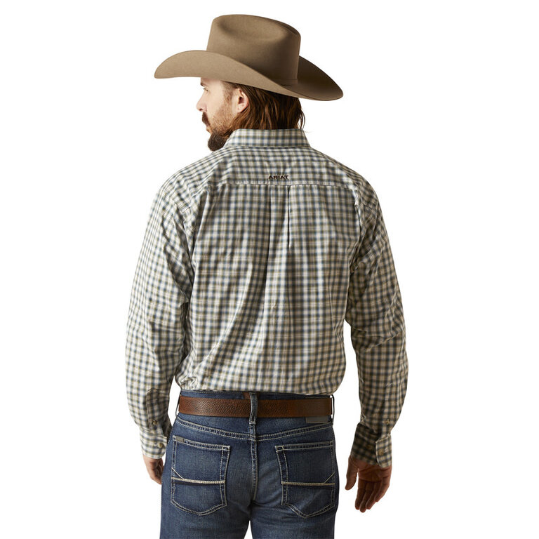 Ariat Ariat Pro Blake Classic L/S Shirt - White/Green Plaid