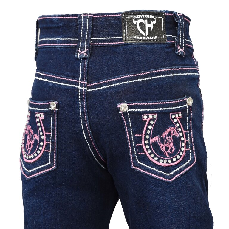 Cowgirl Hardware Horseshoe Pocket Jeans