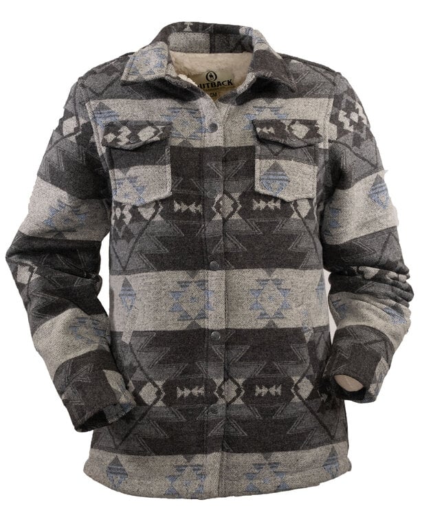 Outback Trading Co Outback C’Anne Jacket - Grey/Navy