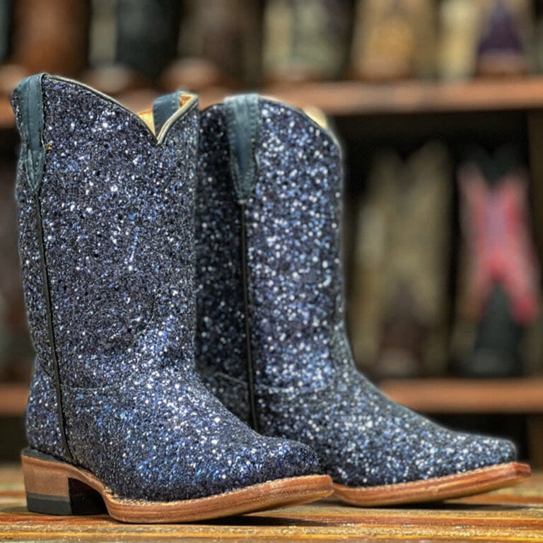 Tanner Mark Tanner Mark Cobalt Sparkle Boot - Youth