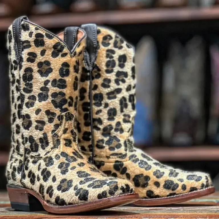 Tanner Mark Tanner Mark Leopard Sparkle Boot - Youth