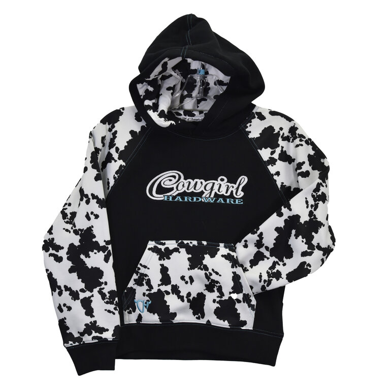 Cowgirl Hardware Cowgirl Hardware Cow Print Hoodie - Infant/Toddler