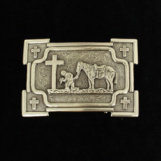 Nocona Nocona Cowboy Prayer Buckle