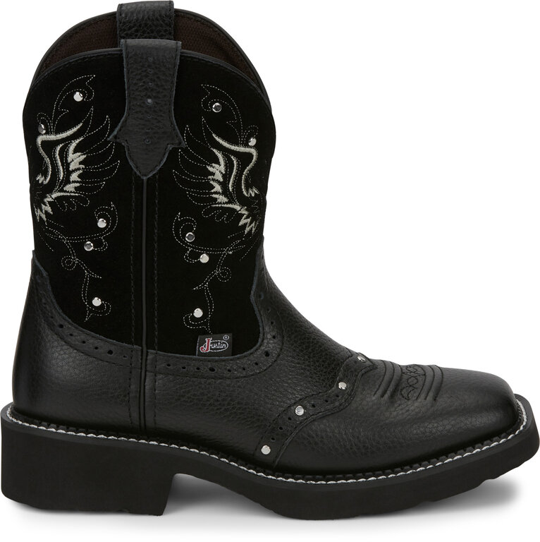 Justin Justin Mandra 8" Western Boot - Black