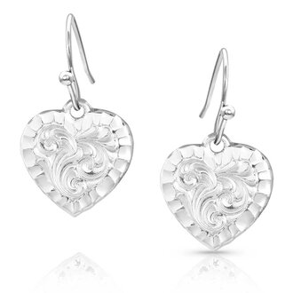Montana Silversmiths Montana Silversmiths Silver Heart Earrings