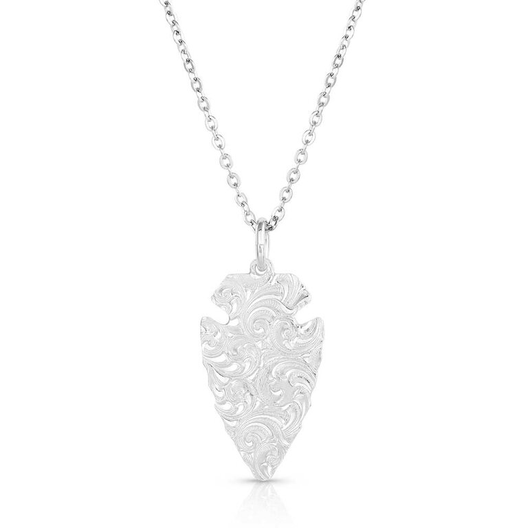 Montana Silversmiths Montana Silversmiths Silver Arrowhead Turquoise Necklace