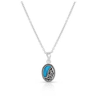 Montana Silversmiths Montana Silversmiths Turquoise Tide Necklace