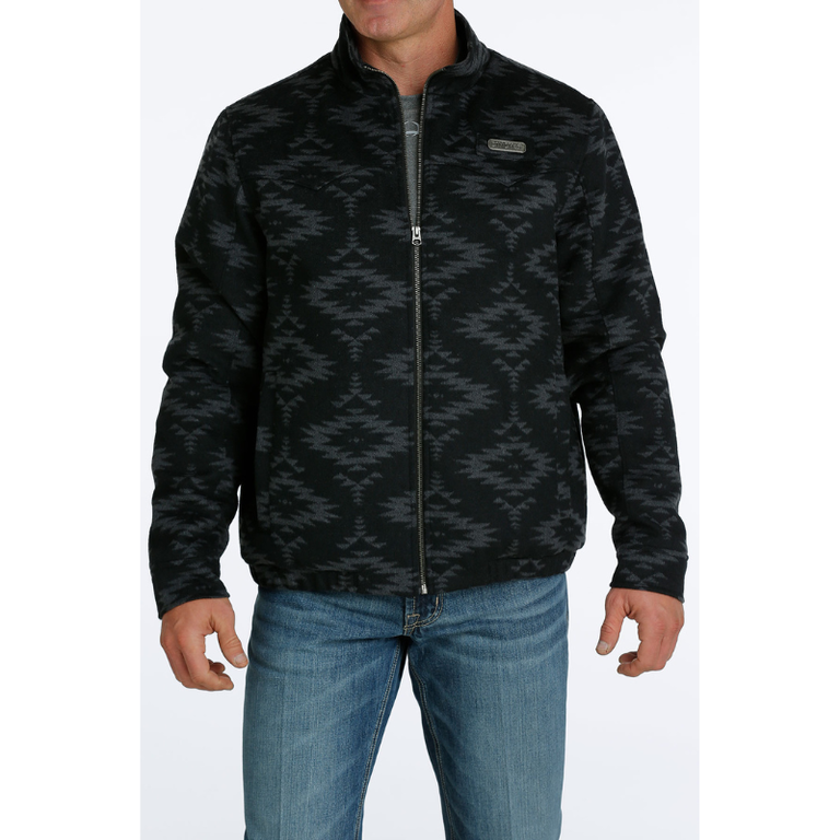 Cinch Cinch Wooly Jacket Conceal Carry - Black Aztec