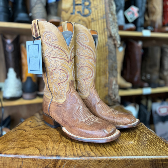 Lucchese men's store boots clearance