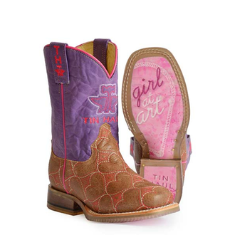 Tin Haul Tin Haul Lotta Hearts Boot - Big Kids