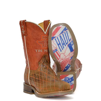 Tin Haul Tin Haul Crossed Boots - Big Kids