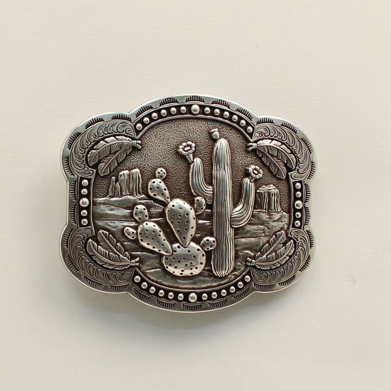 Blazin Roxx Blazin Roxx Rectangle Cactus Buckle