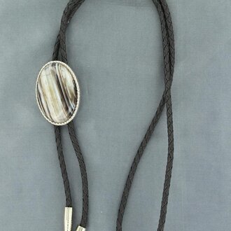 Double H Double S Adult Western Bolo Onyx
