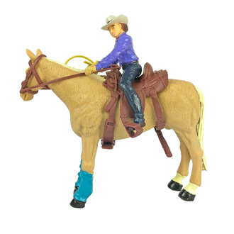 Big Country Toys Cowgirl And Horse