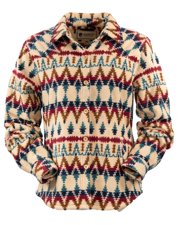 Outback Trading Co Outback Eleanor Big Shirt - Multi/Tan