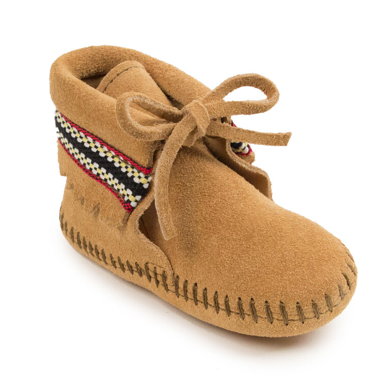 Minnetonka Minnetonka Braid Bootie - Tan