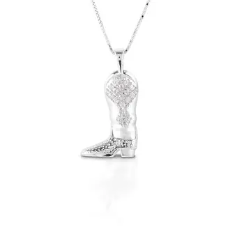 Kelly Herd Kelly Herd Western Boot Sterling Silver Necklace