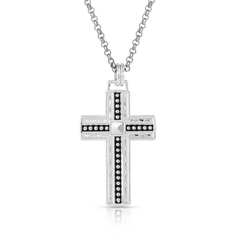 Montana Silversmiths Montana Silversmiths Diamond Rio Cross Necklace