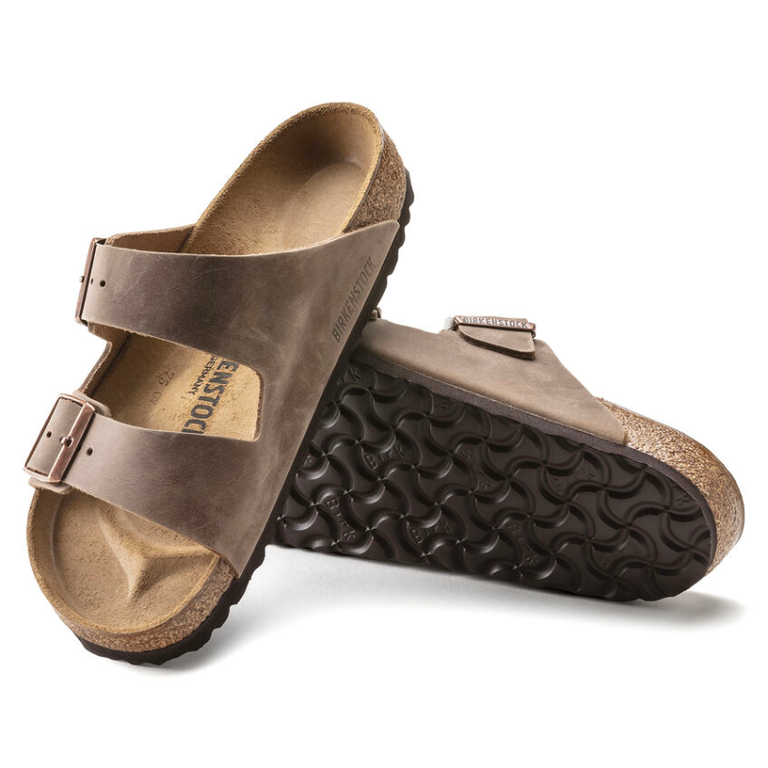 Birkenstock Arizona Oiled Leather - Tobacco Brown