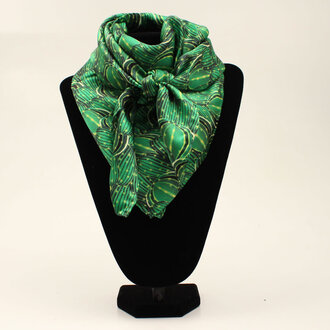 M&F Silk Wild Rag - Green