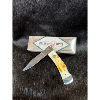 Whiskey Bent Whiskey Bent Burnt Bone Lock Knife