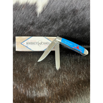Whiskey Bent Whiskey Ranch Cattle Co Trapper Knife